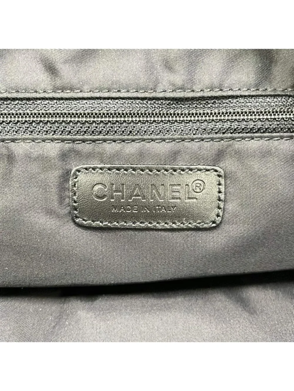 Chanel Handbag New Travel Line Black Leather